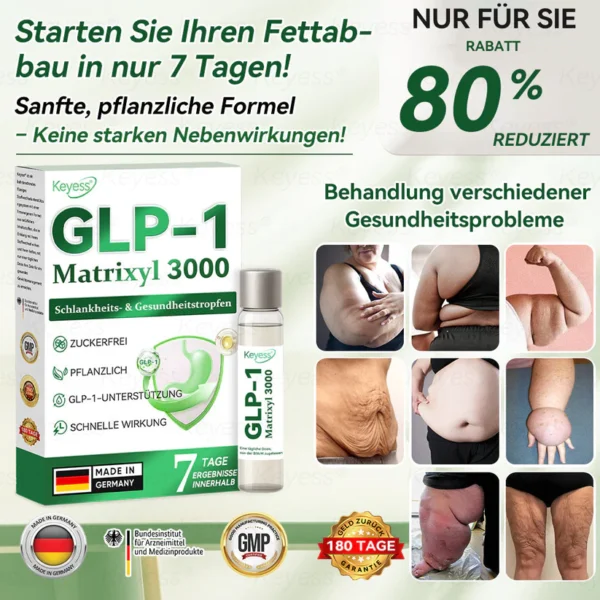 𝐎𝐟𝐟𝐢𝐳𝐢𝐞𝐥𝐥𝐞𝐫 𝐒𝐡𝐨𝐩| 𝐊𝐞𝐲𝐞𝐬𝐬® GLP-1 & Matrixyl 3000 Schlankheits- & Gesundheits-Tropfen💧 (nur eine Dosis pro Tag – sichtbare Ergebnisse in nur 7 Tagen) ✅ Geeignet für Fettleibigkeit, Herz-Kreislauf-Gesundheit, Diabetes, Schlafapnoe, Gelenkprobleme und mehr🥇