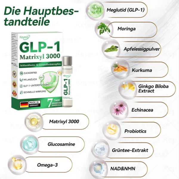 𝐎𝐟𝐟𝐢𝐳𝐢𝐞𝐥𝐥𝐞𝐫 𝐒𝐡𝐨𝐩| 𝐊𝐞𝐲𝐞𝐬𝐬® GLP-1 & Matrixyl 3000 Schlankheits- & Gesundheits-Tropfen💧 (nur eine Dosis pro Tag – sichtbare Ergebnisse in nur 7 Tagen) ✅ Geeignet für Fettleibigkeit, Herz-Kreislauf-Gesundheit, Diabetes, Schlafapnoe, Gelenkprobleme und mehr🥇