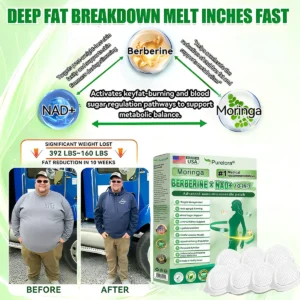 Purelora® Moringa Berberine × NAD⁺ 10-in-1 Nano Microneedle Patch